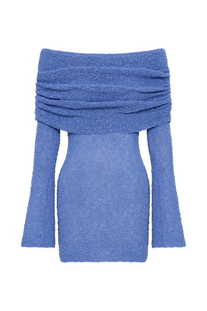 Image of Veronica | Women's Fitted Off-Shoulder Mini Dress