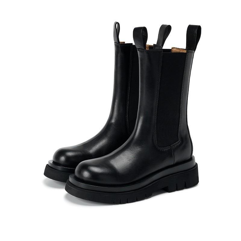 Timeless Leather Ankle Boots - VibreMode