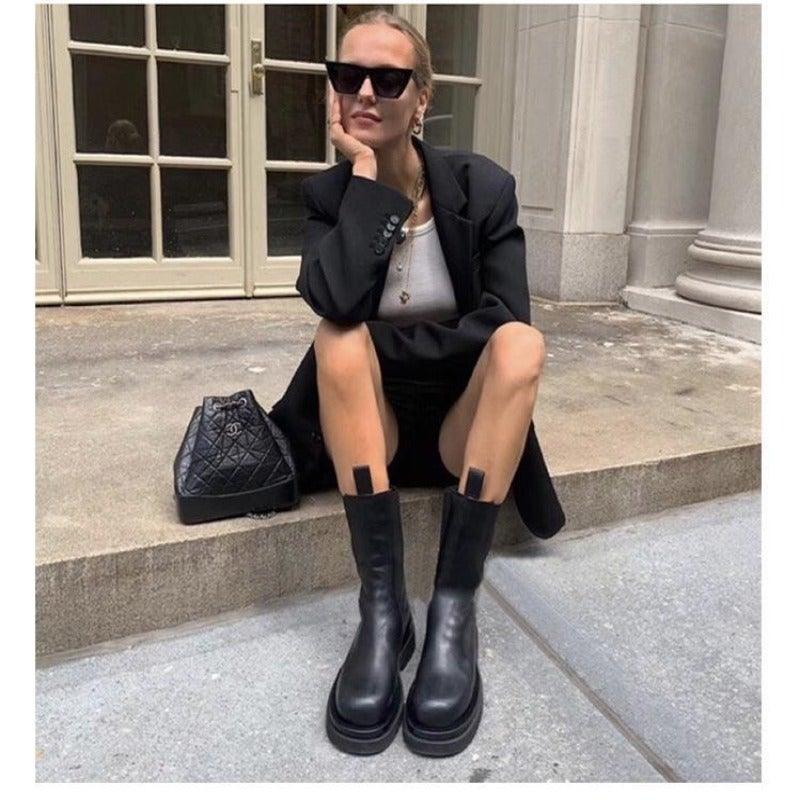 Timeless Leather Ankle Boots