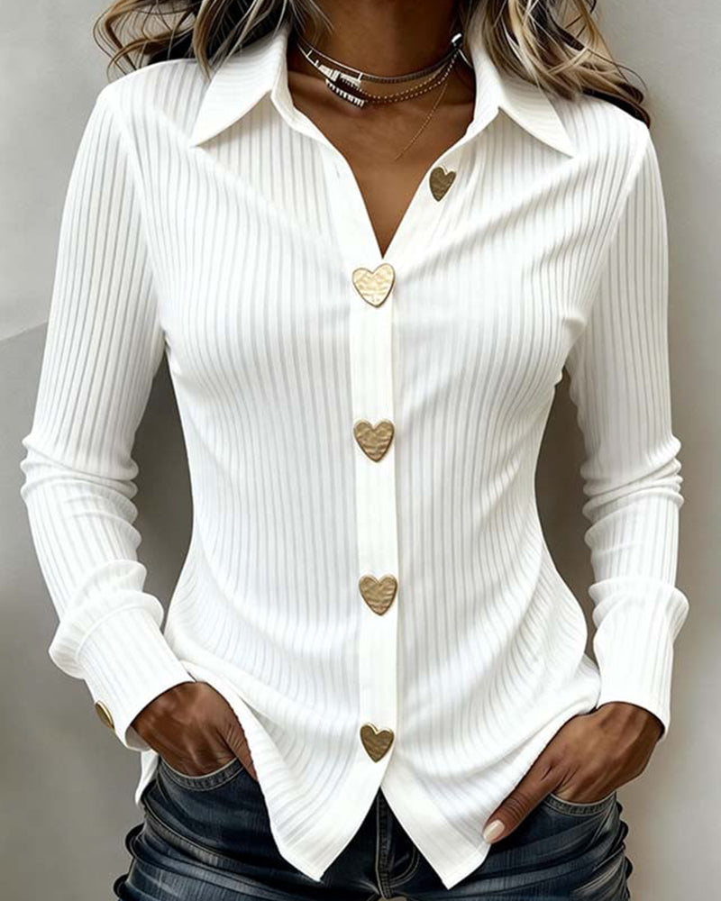 Women's Button Down Shirt Cotton - VibreMode