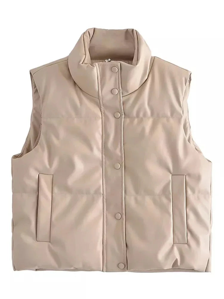 Image of Vicki | Women's Puffer Vest Quilted Jacket