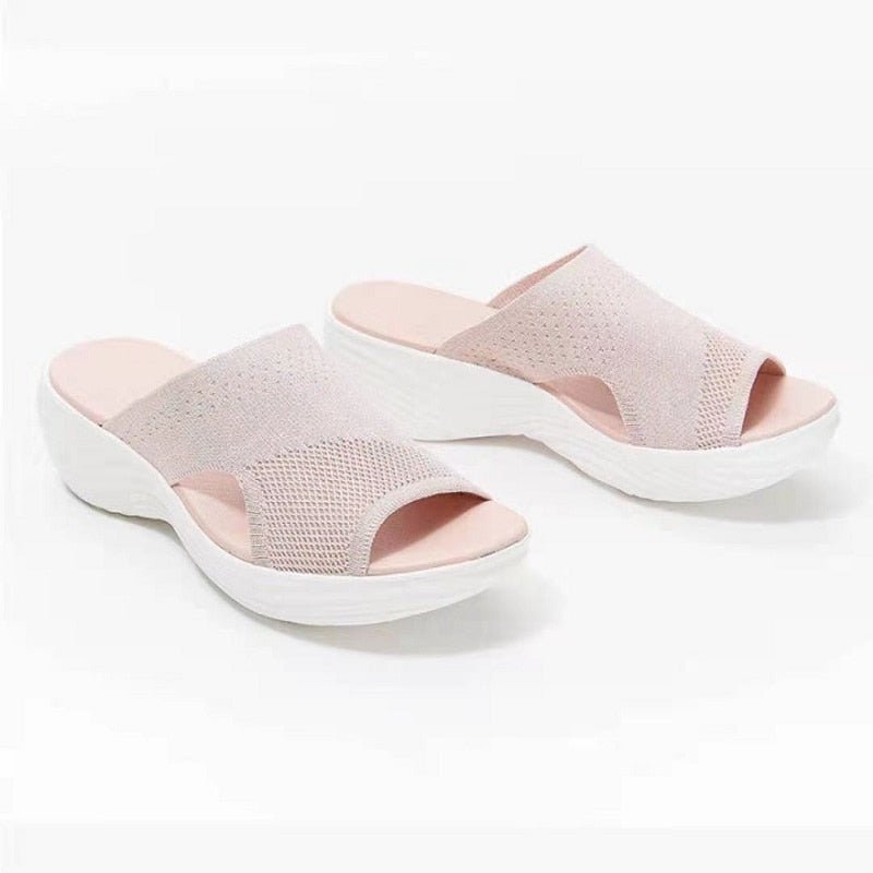 Comfortable Elastic Slide Sandals