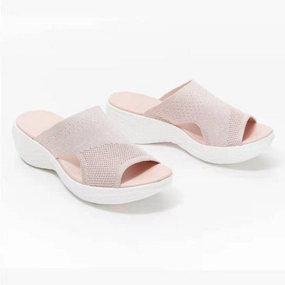 Comfortable Elastic Slide Sandals