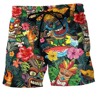 Vince Men's Printed Swim Trunks - VibreMode