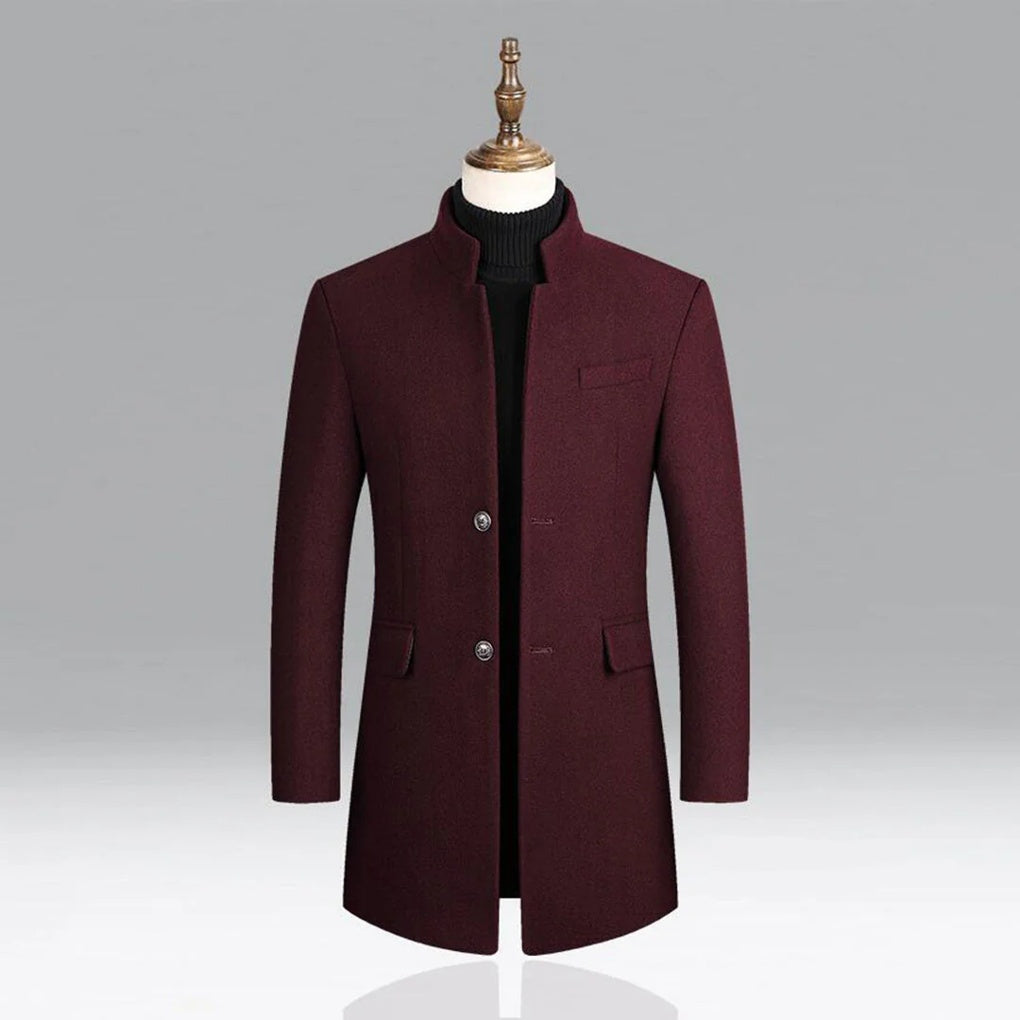 Men's Wool Classic Formal Coat - VibreMode