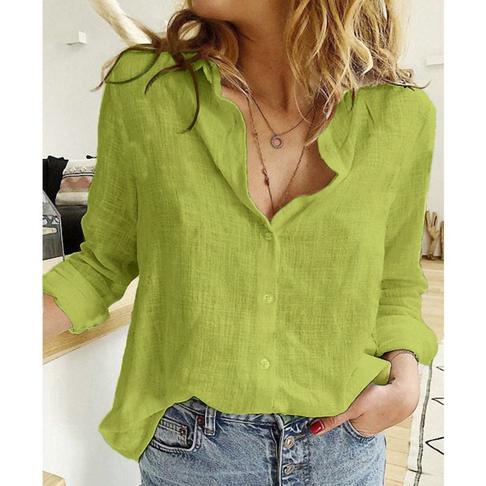 Elegant Cotton Ladies Blouse
