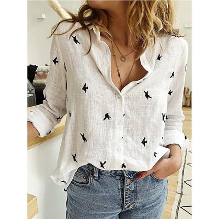 Elegant Cotton Ladies Blouse