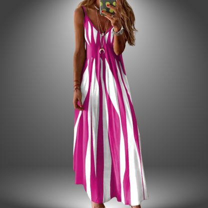 Image of Violet | Women's Spaghetti Strap A-Line Maxi Dress