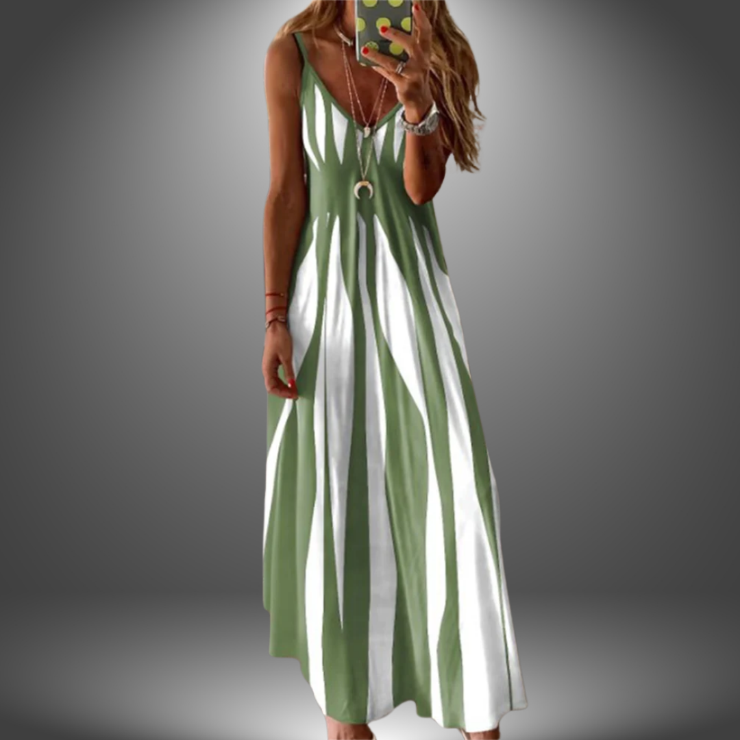Image of Violet | Women's Spaghetti Strap A-Line Maxi Dress