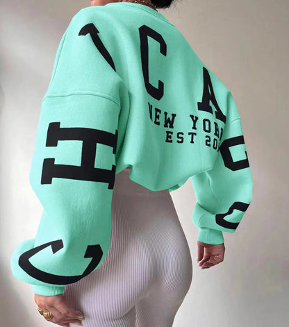 Image of Virginia | Women's Oversized Crew Neck Sweatshirt