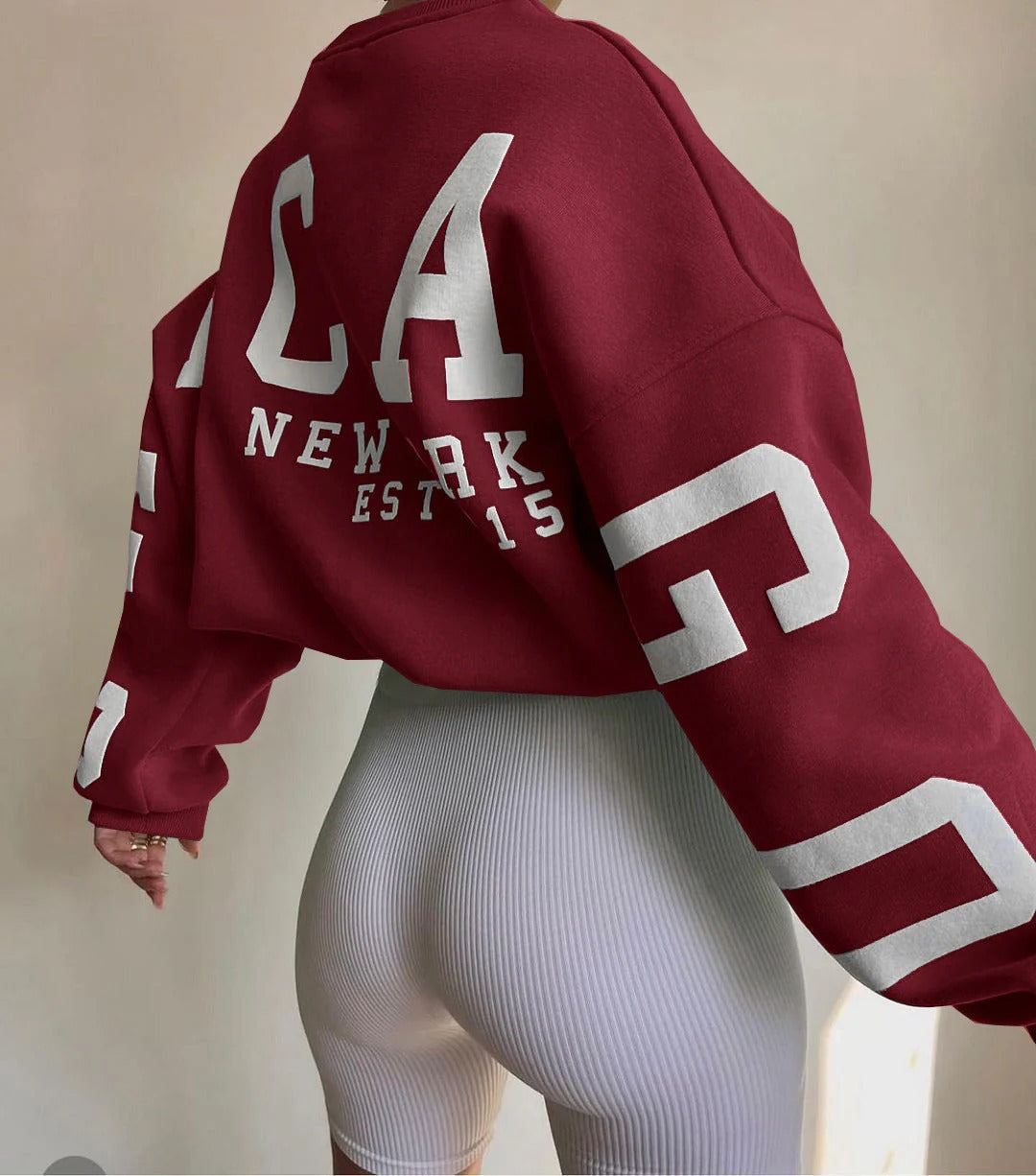 Image of Virginia | Women's Oversized Crew Neck Sweatshirt