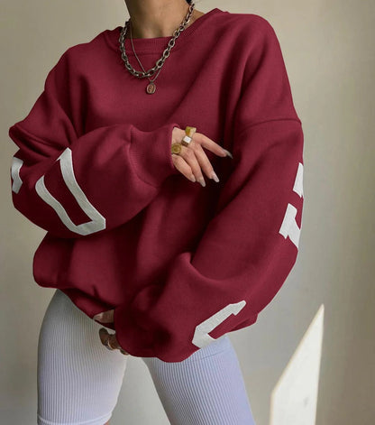 Image of Virginia | Women's Oversized Crew Neck Sweatshirt