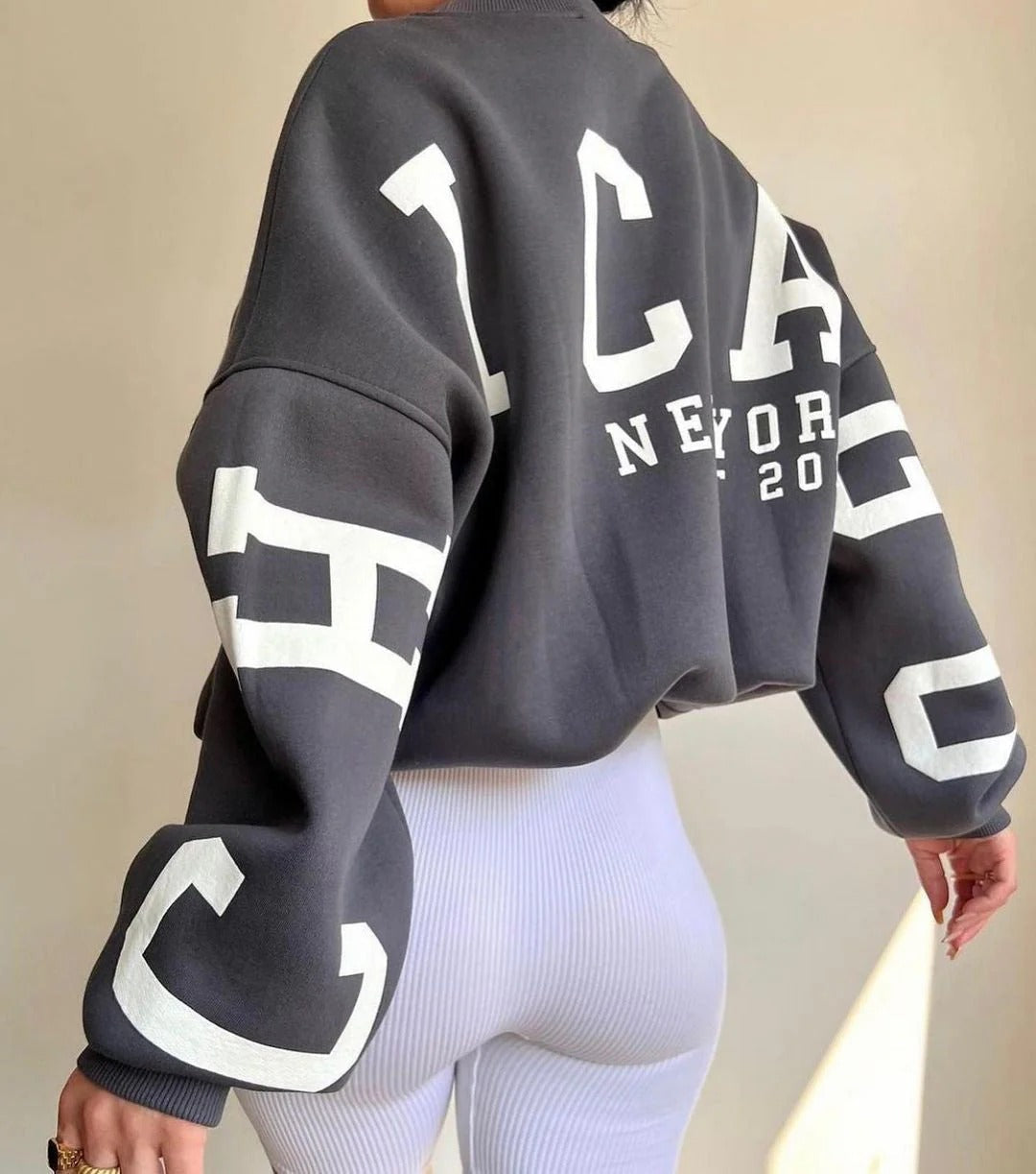 Image of Virginia | Women's Oversized Crew Neck Sweatshirt