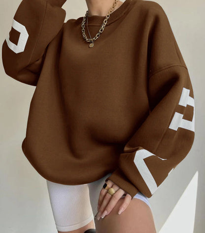 Image of Virginia | Women's Oversized Crew Neck Sweatshirt