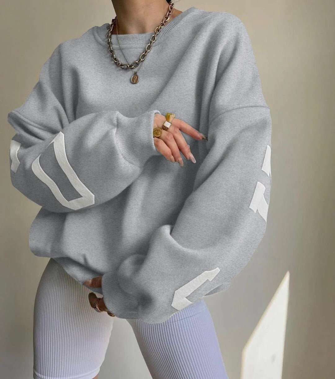 Image of Virginia | Women's Oversized Crew Neck Sweatshirt