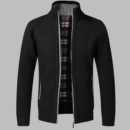 Men's Zipper Knit Sweater