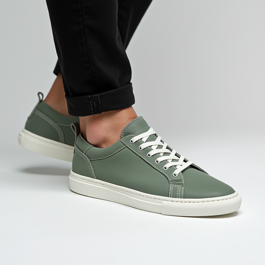 Men's Lace-Up Low Sneakers - VibreMode
