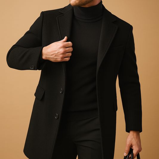 Jonathan Men's Formal Overcoat - VibreMode