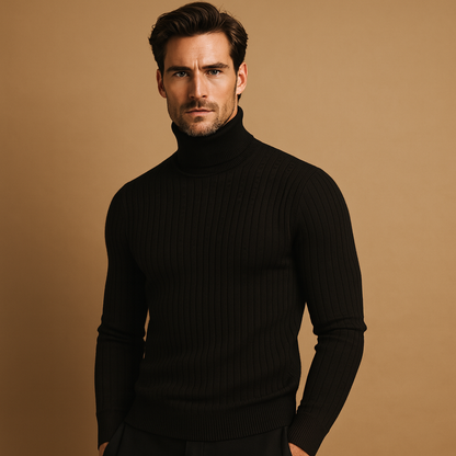 Cozy Crew Neck Mens Winter Sweater - VibreMode