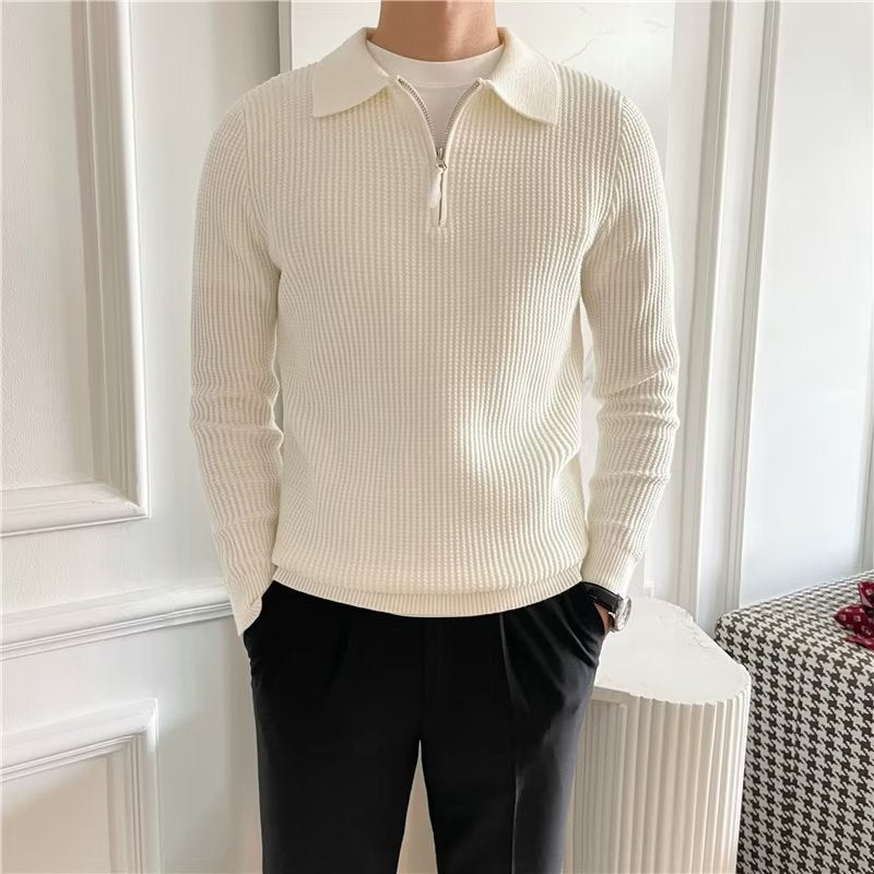 Men's Zip Up Sweater - VibreMode