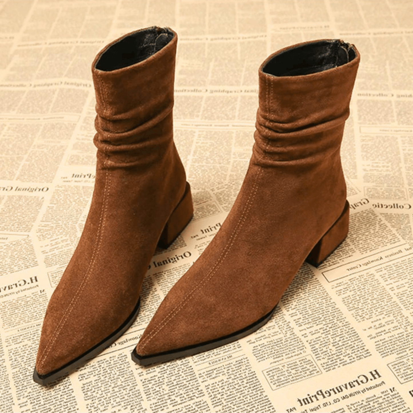 Women's Knee High Leather Boot - VibreMode