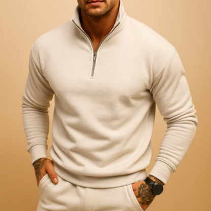 Men's Knitted Half Zip Sweater