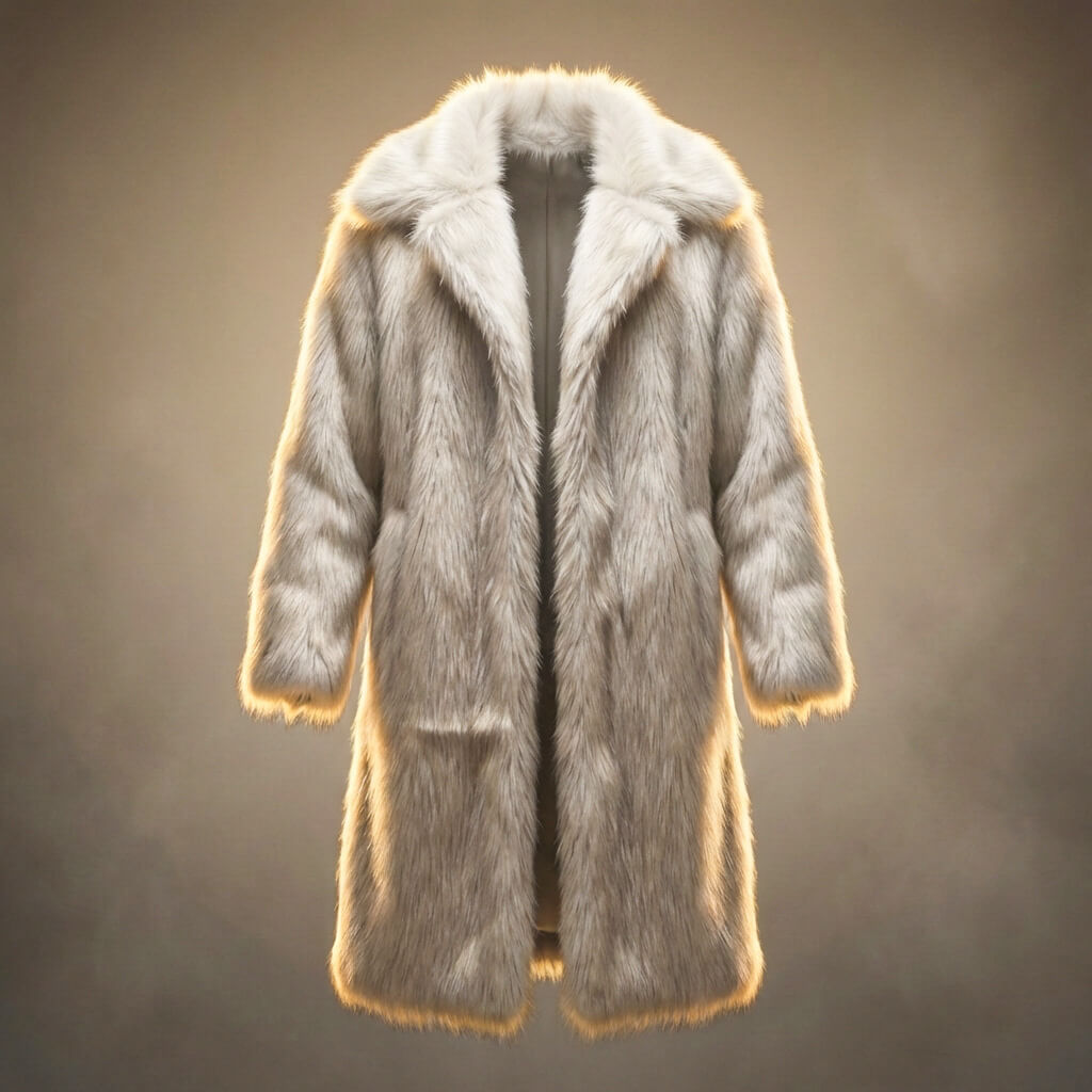 Luxurious Long Fur Winter Coat