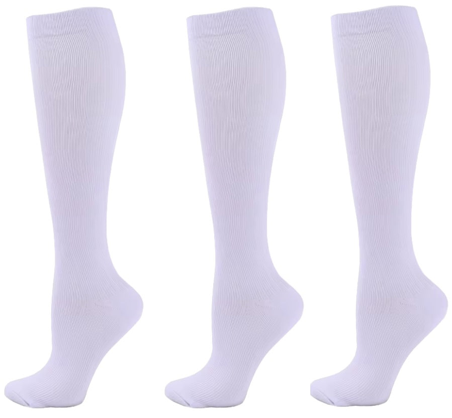 Knee High Compression Socks Support Varicose Veins Relief