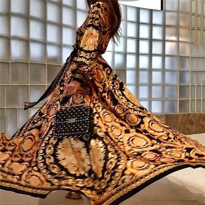 Women's Bohemian Maxi Dress Flowy