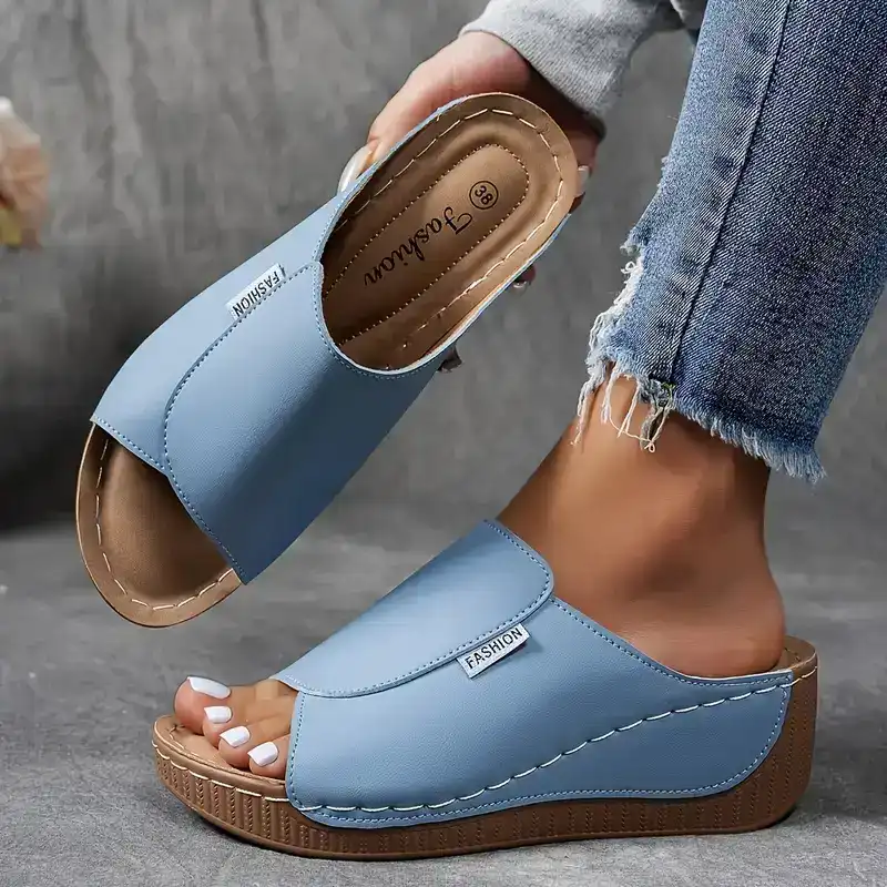 Image of Willow | Women's Slip-On Platform Sandals