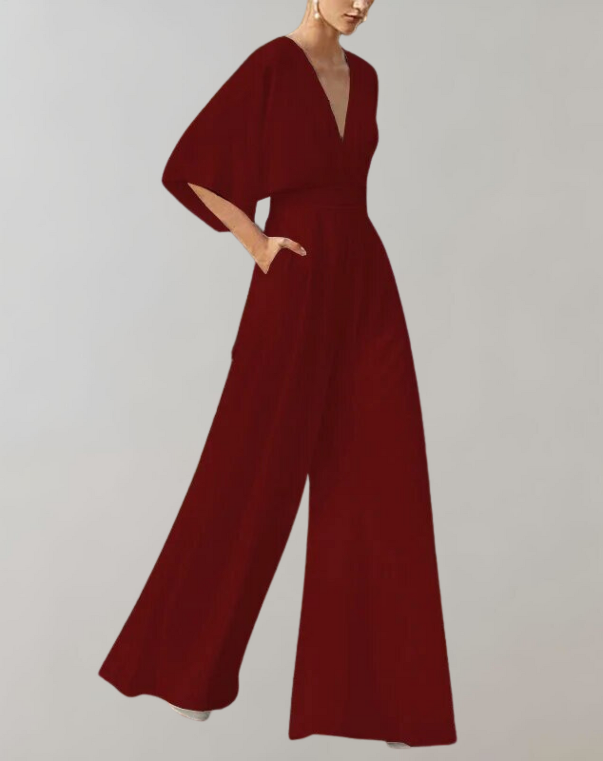 Women's Wide Leg Jumpsuit Two Piece Set