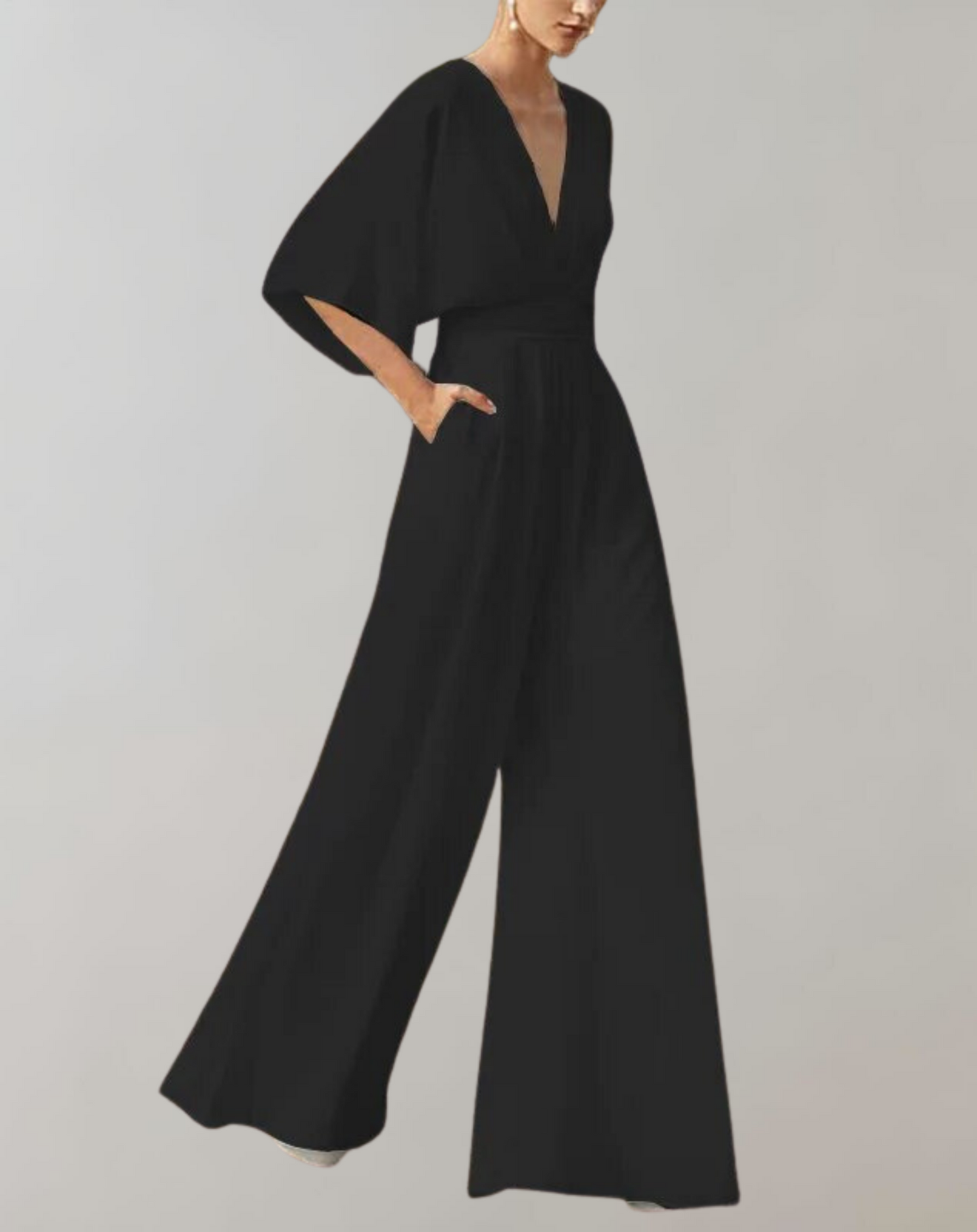 Women's Wide Leg Jumpsuit Two Piece Set
