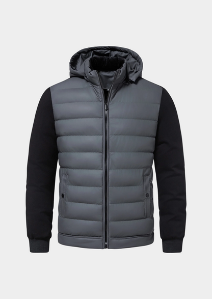 Image of Wilson | Men's Hybrid Hooded Puffer Jacket