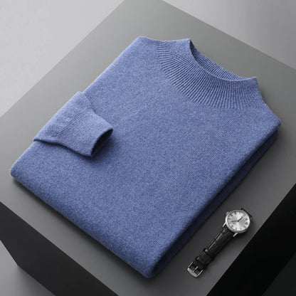 Wilson Men's Knit Sweater Mock Neck - VibreMode