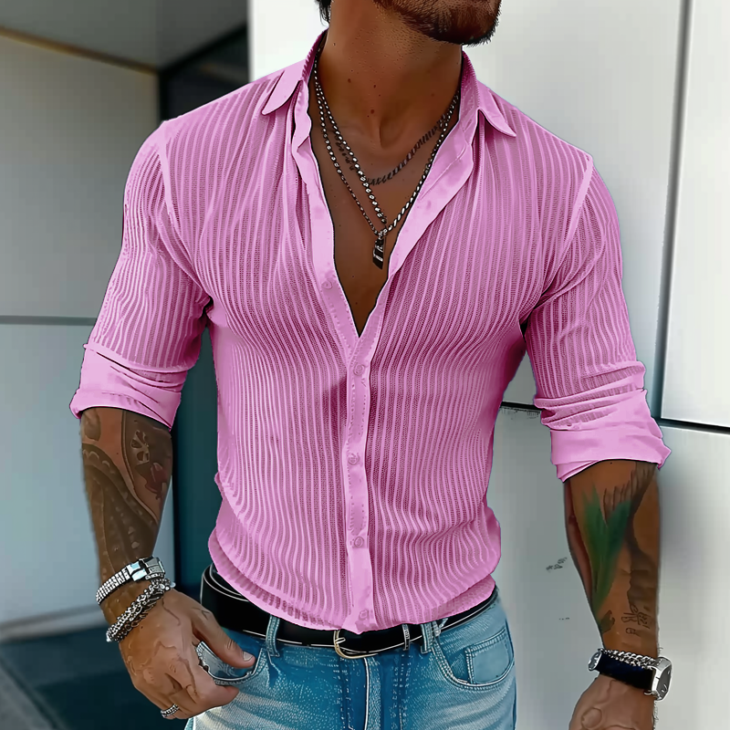 Image of Wilson | Men's Slim Fit Button-Down Shirt