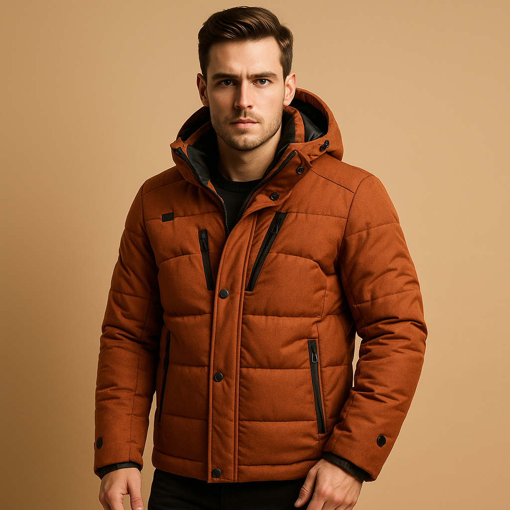Mens Winter Parka Jacket - VibreMode