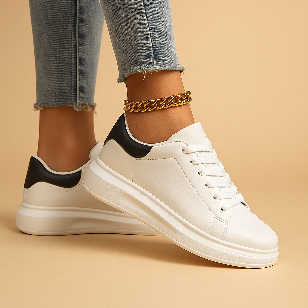 Simple Classic White Women's Shoes