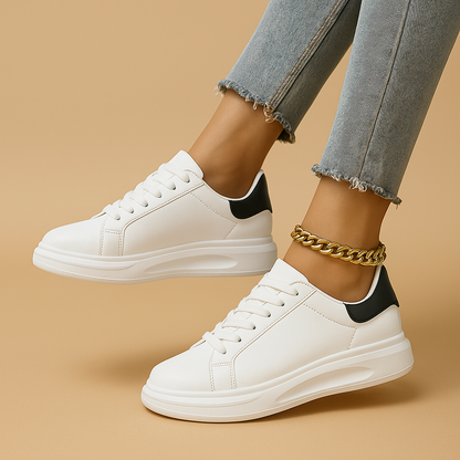 Simple Classic White Women's Shoes