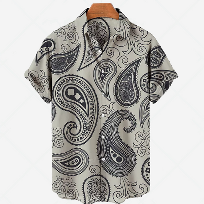 Casual Short Sleeve Printed Shirt