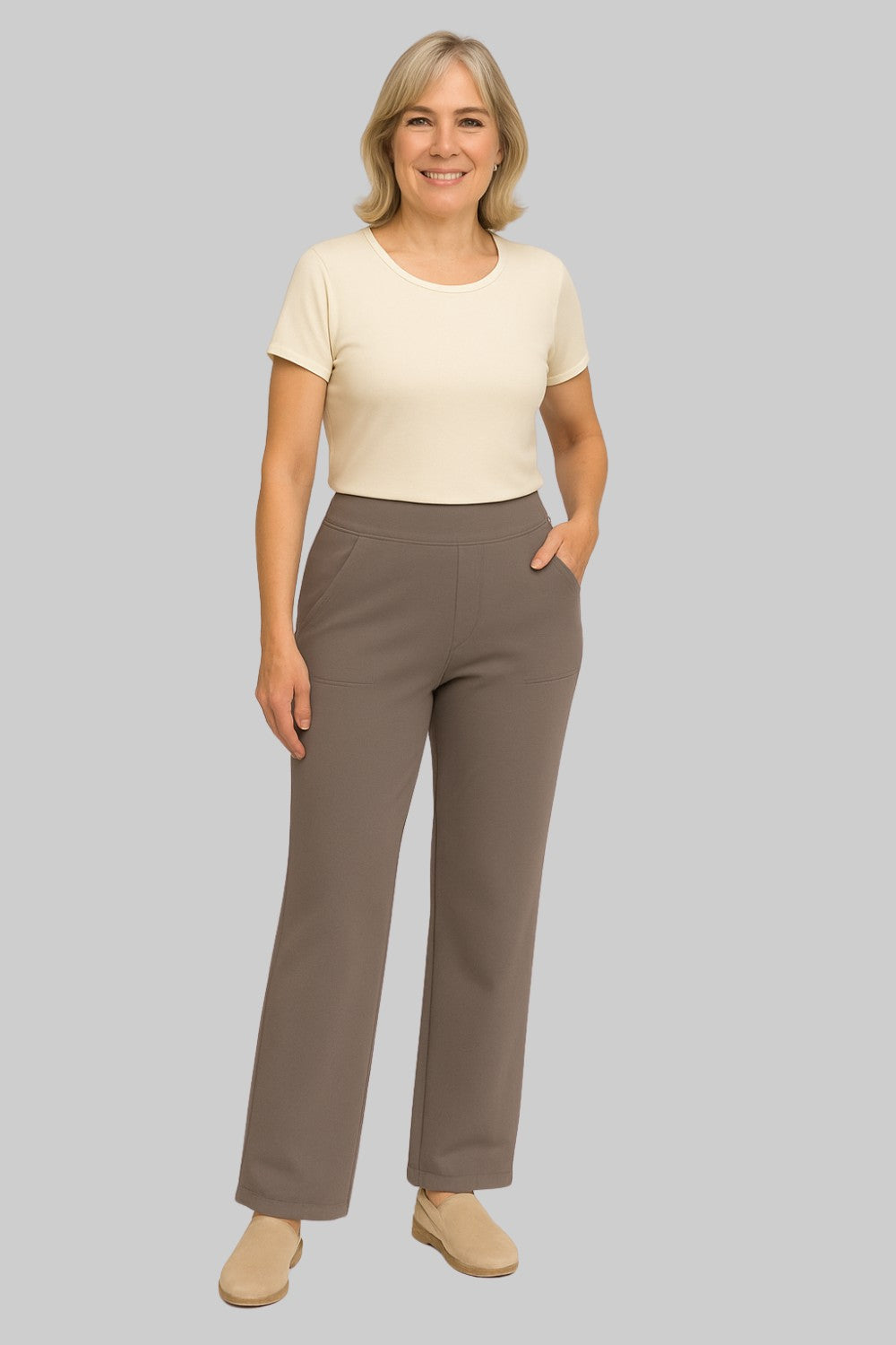 Elegant High-Waist Women's Spring Trousers
