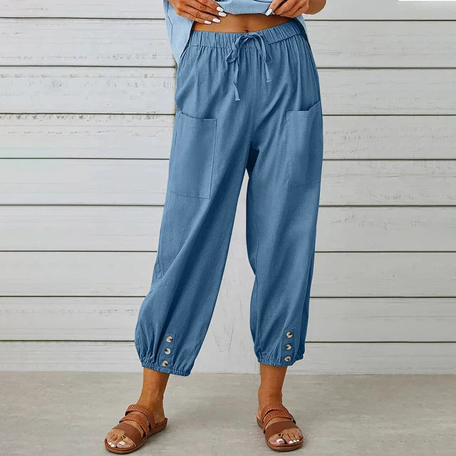 Image of Women's Cropped Harem Pants