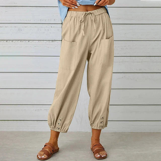 Image of Women's Cropped Harem Pants