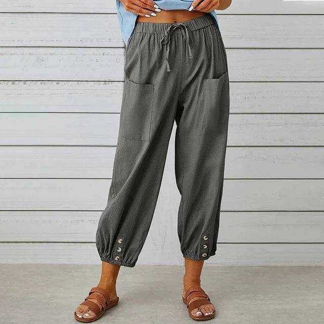 Image of Women's Cropped Harem Pants