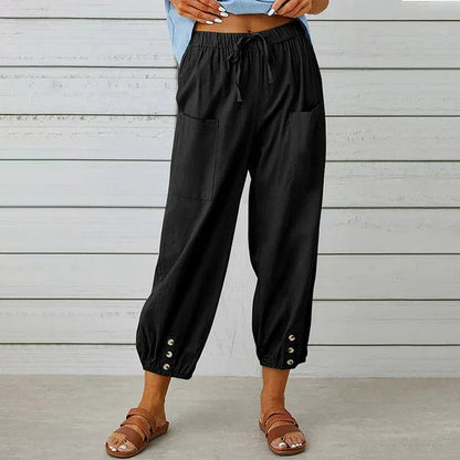 Image of Women's Cropped Harem Pants