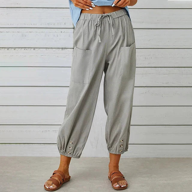 Image of Women's Cropped Harem Pants