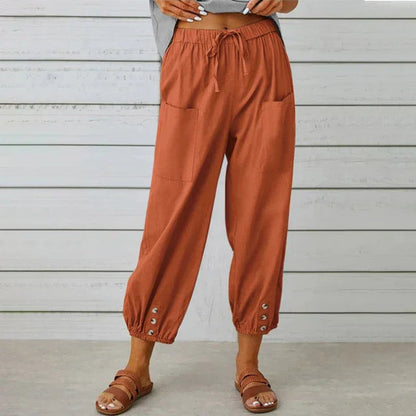 Image of Women's Cropped Harem Pants