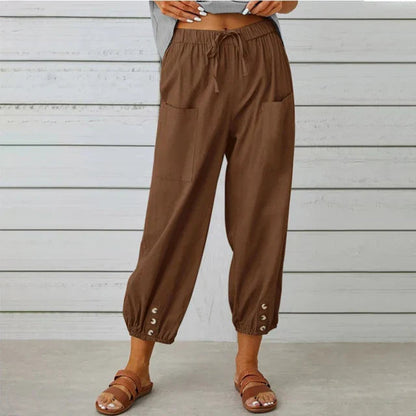 Image of Women's Cropped Harem Pants