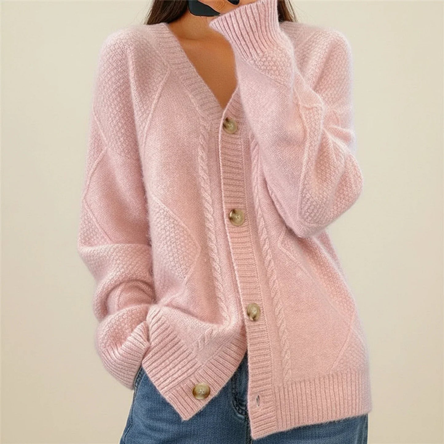 Classic Ladies Open Front Spring Cardigan - VibreMode