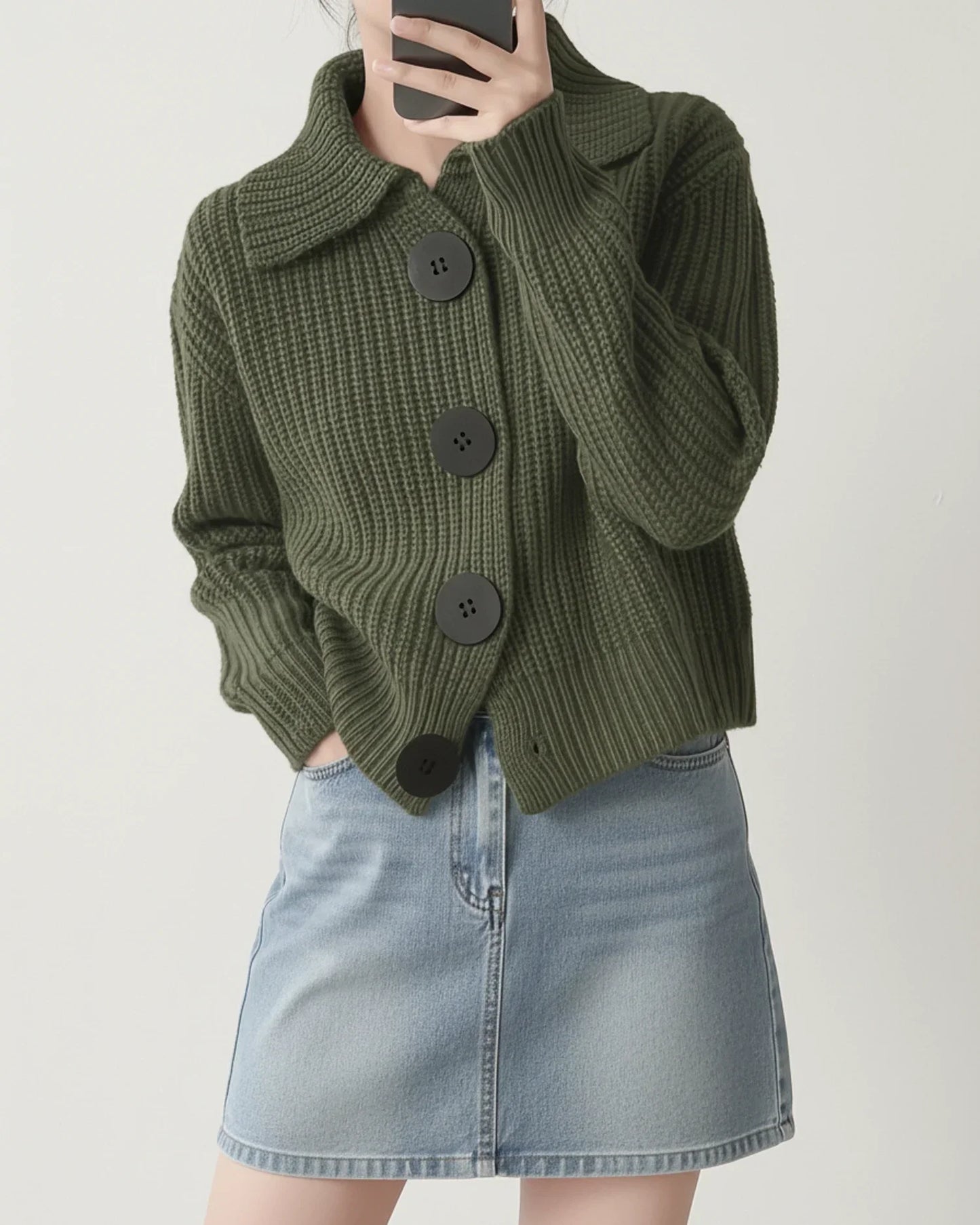 Harper | Women's Short Knit Crew Neck Pullover Sweater