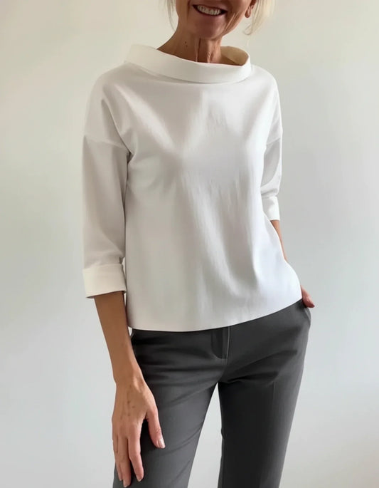 Lightweight Ladies Short Sleeve Summer Blouse - VibreMode